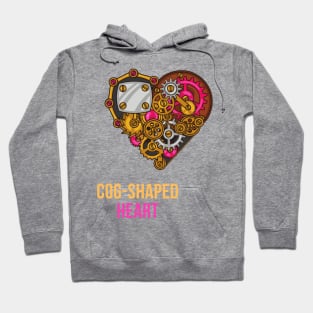 Cog-Shaped Heart Hoodie